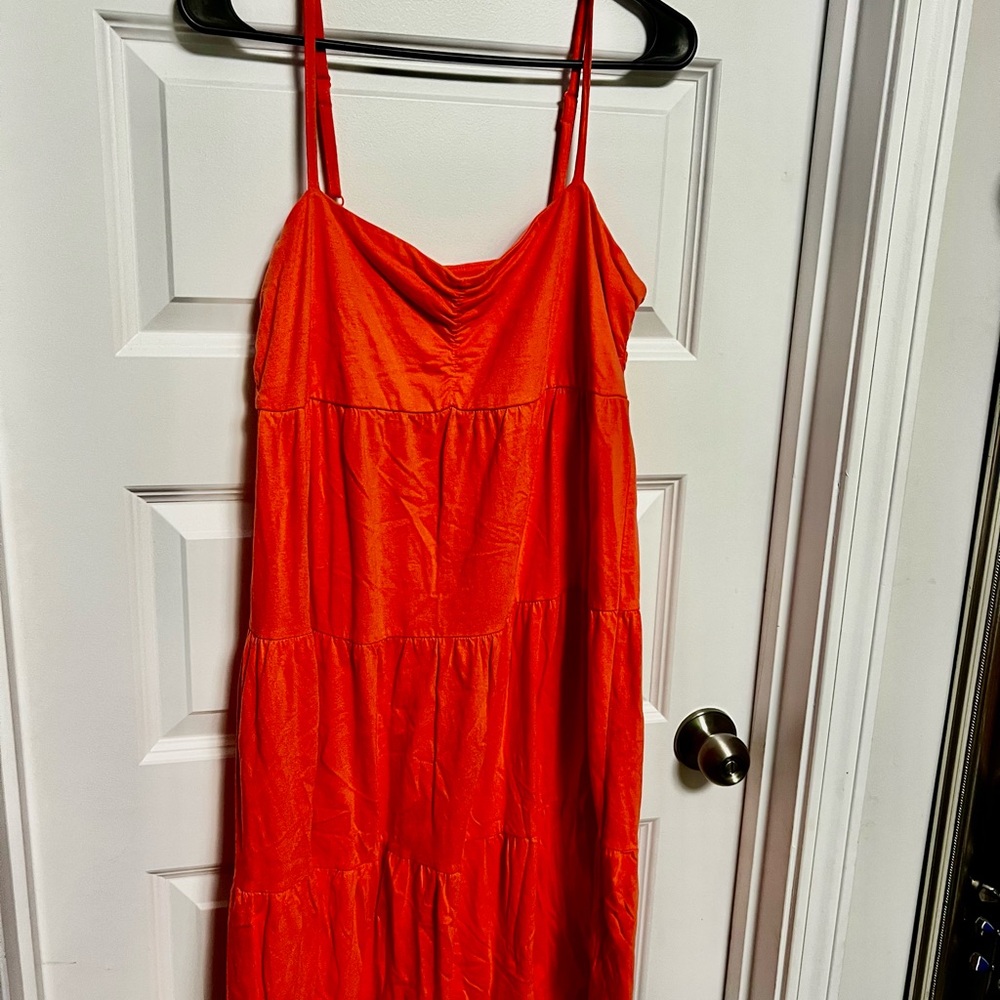 Old Navy Strapless Red Dress